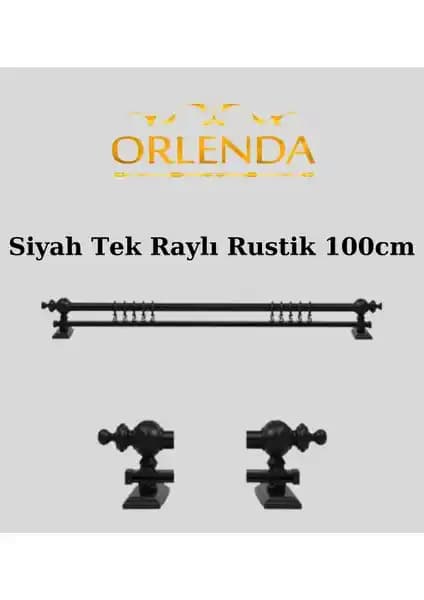 Orlenda Tek Raylı Rustik ve Perdejim Beyaz Ahşap Rustik Perde Askısı Karşılaştırması