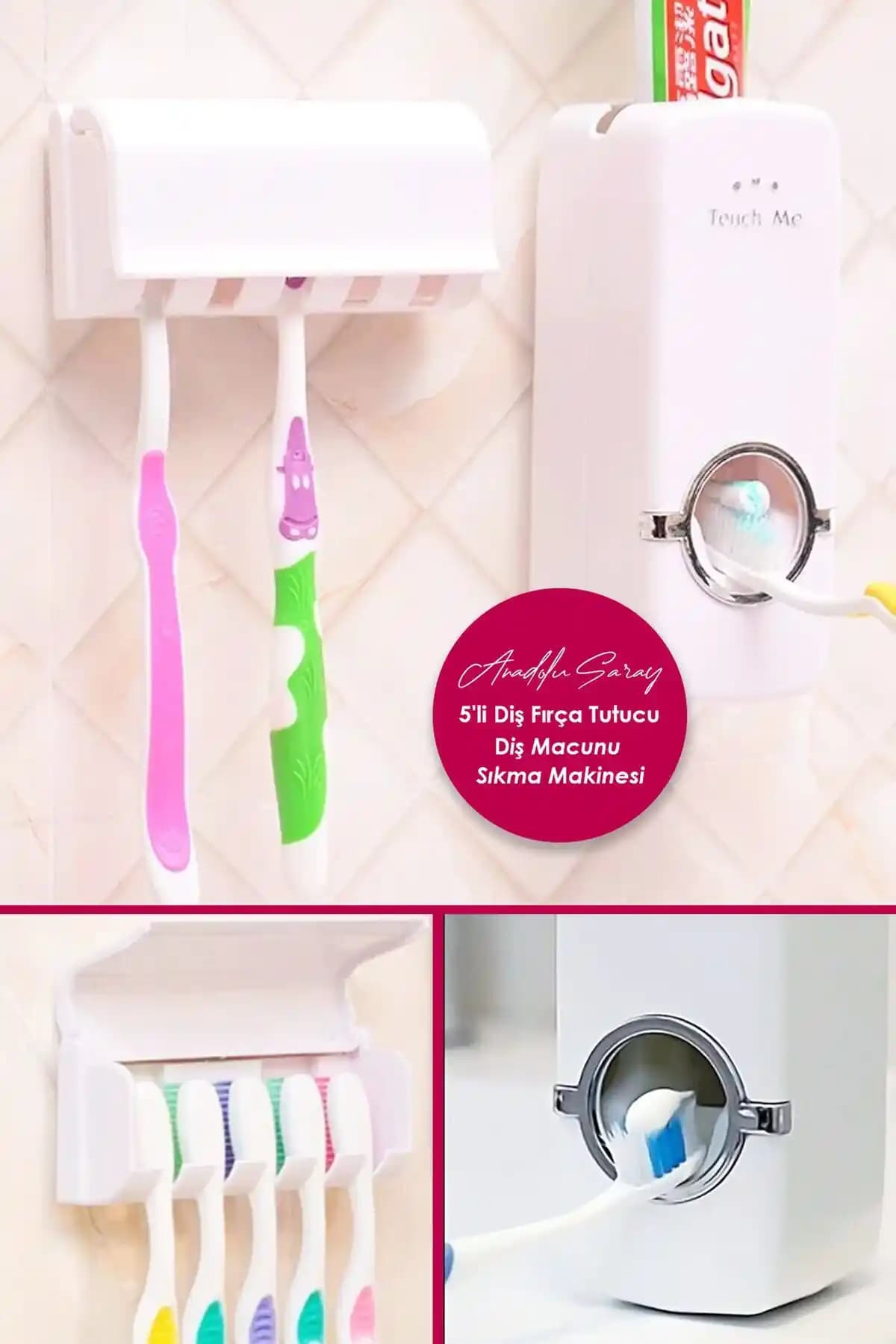 Anadolu Saray Çarşısı ve Genel Markalar Otomatik Diş Macunu Sıkıcıları Karşılaştırması