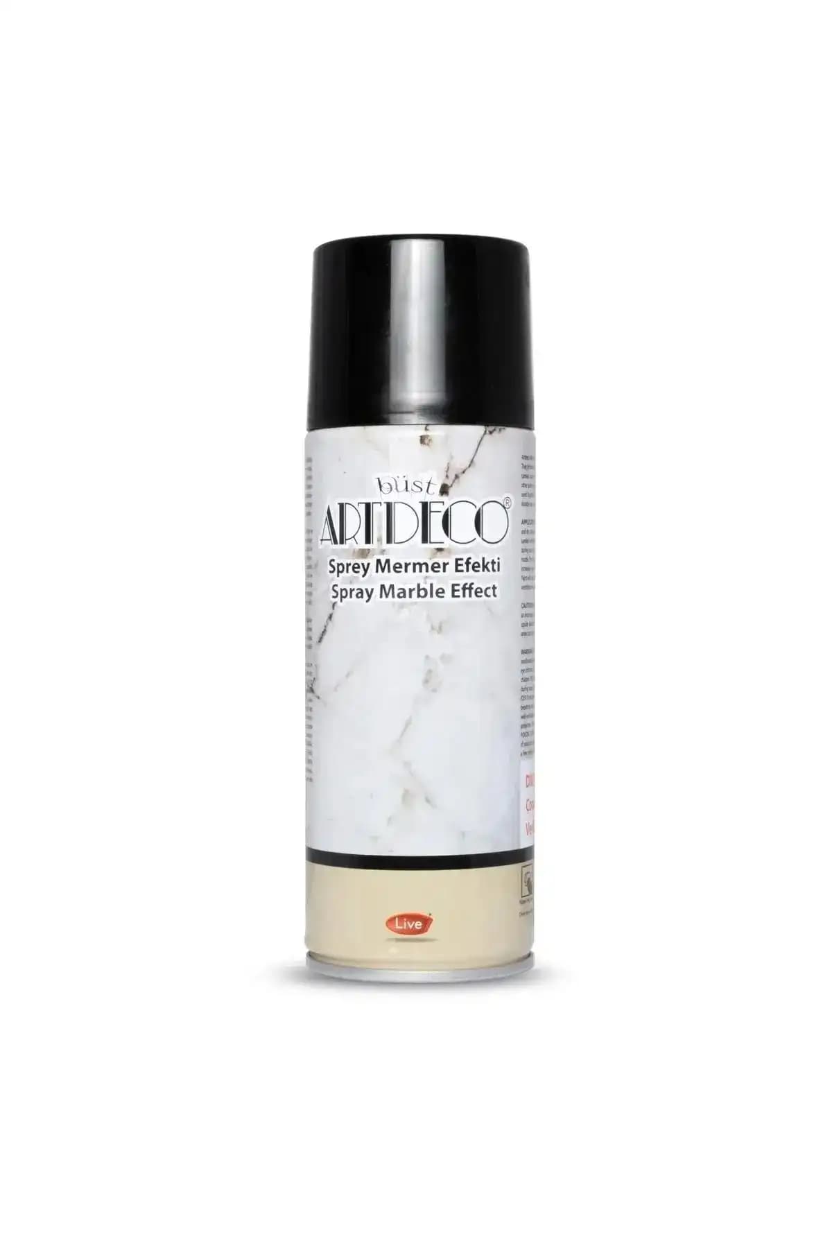 Artdeco 200ml Siyah Mermer Efekti Sprey ile İç Mekan Dekorasyonunda Şıklık
