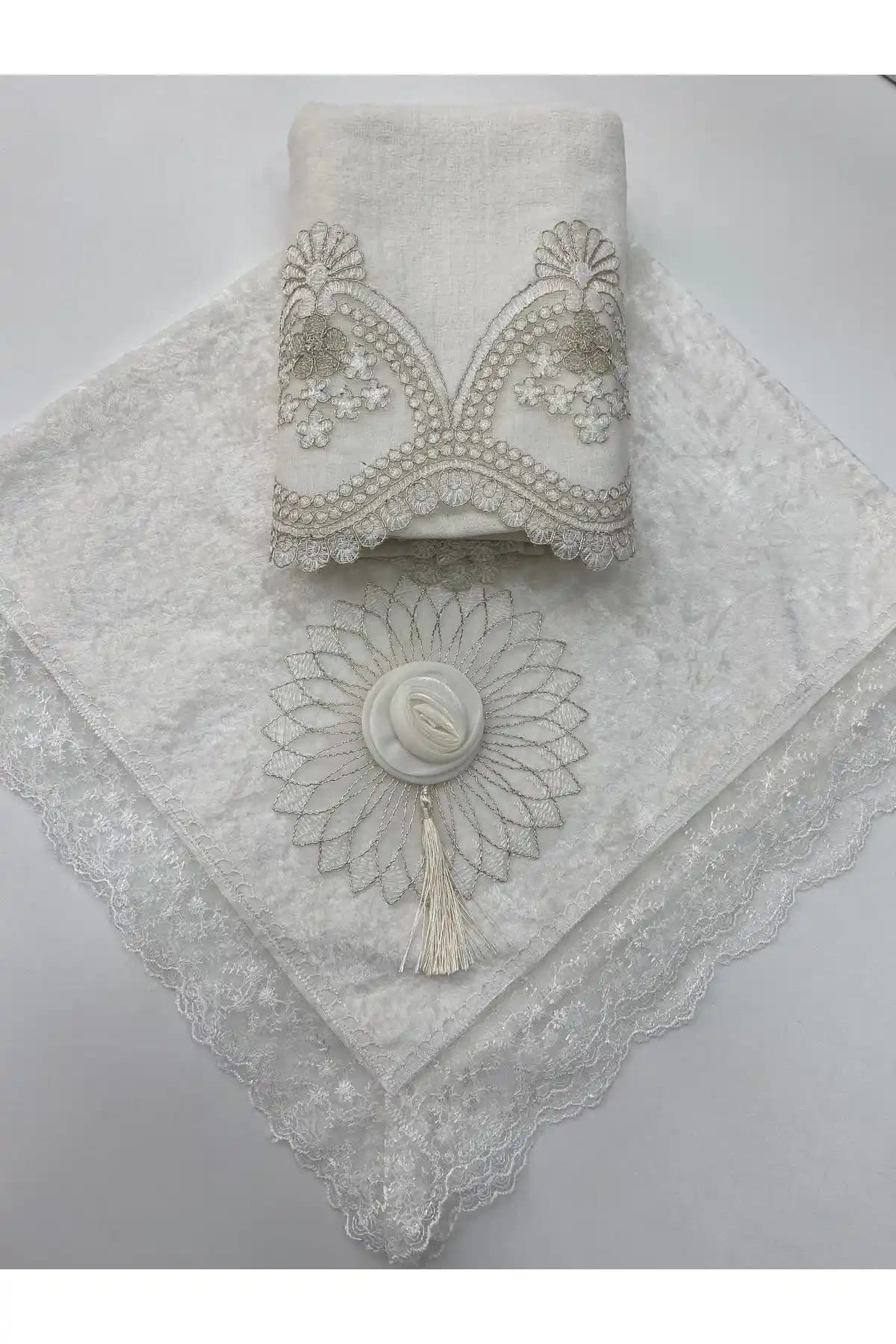 AYHANHOME Çeyizlik Güpürlü ve Incili Havlu Bohça Takımı Karşılaştırması