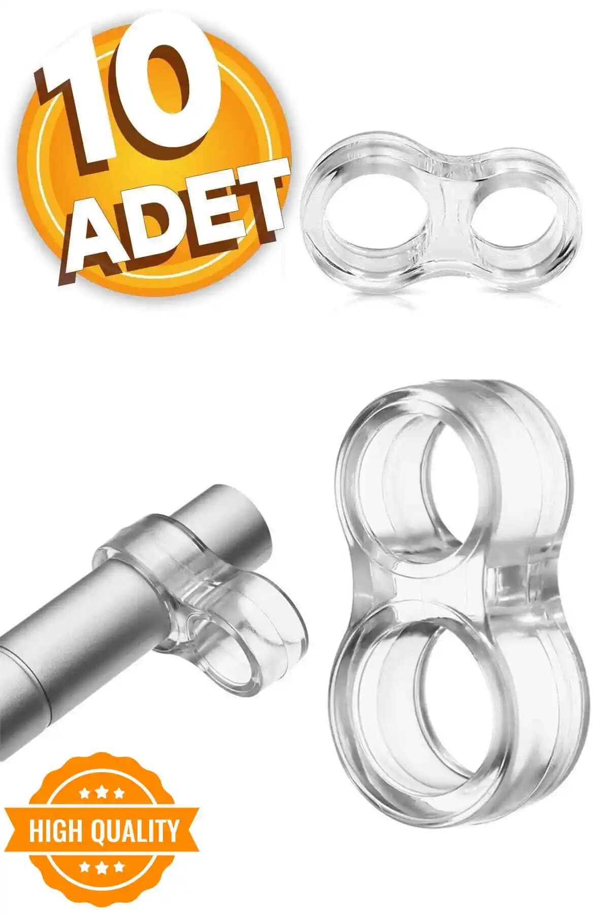 Badem10 Şeffaf Silikon Kapı Kolu Tutucu: Güvenli ve Estetik Kapı Koruma Çözümü