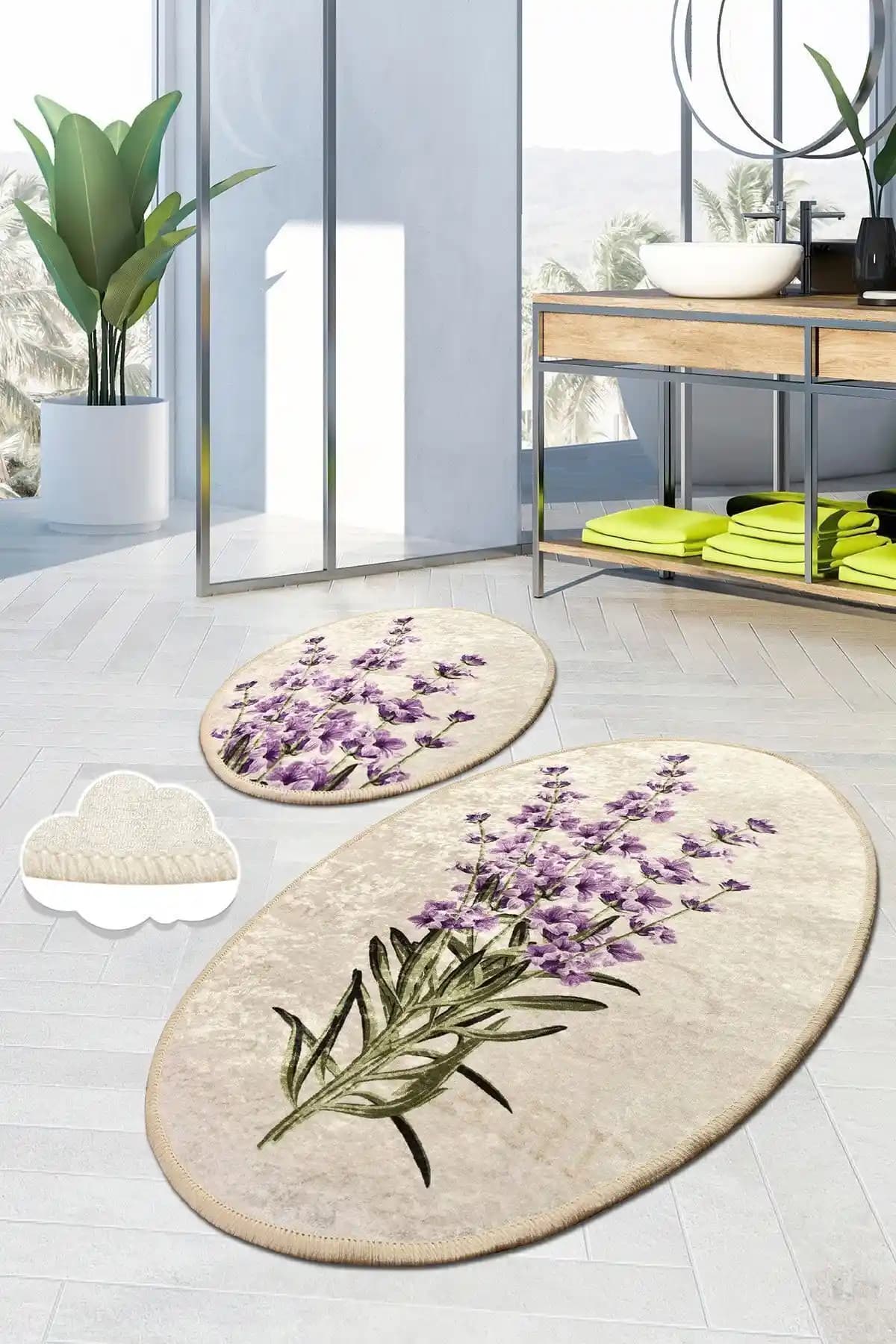 Chilai Home Lavender ve Purpura Banyo Paspas Setleri Karşılaştırması ve Özellikleri