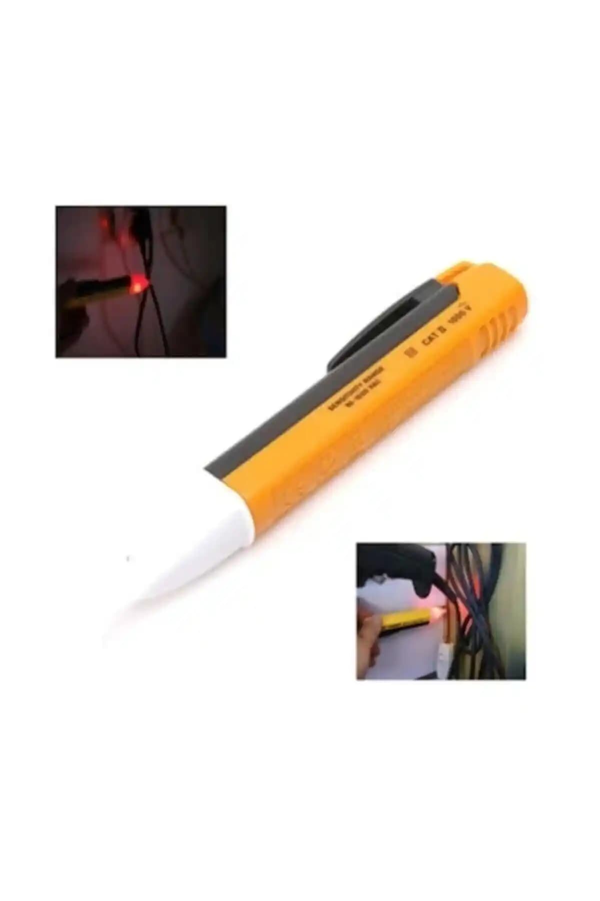 Genel Markalar Işıklı ve Sesli Temassız Faz Kontrol Kalemi Elektrik Güvenliği ve Tespiti İçin