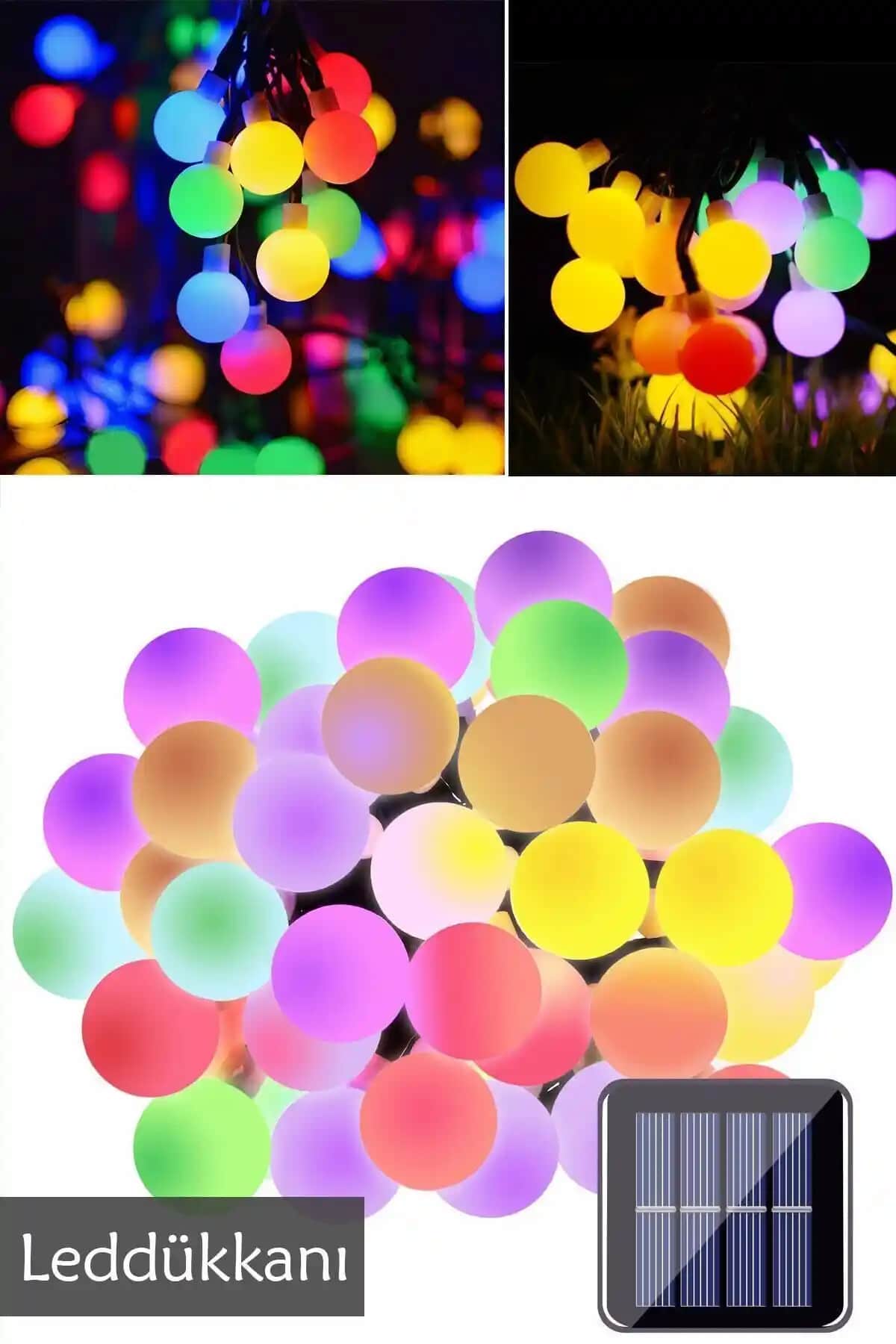 Güneş Enerjili Renkli LED Işık ile Dış Mekan Aydınlatmasında Yenilikçi Çözüm