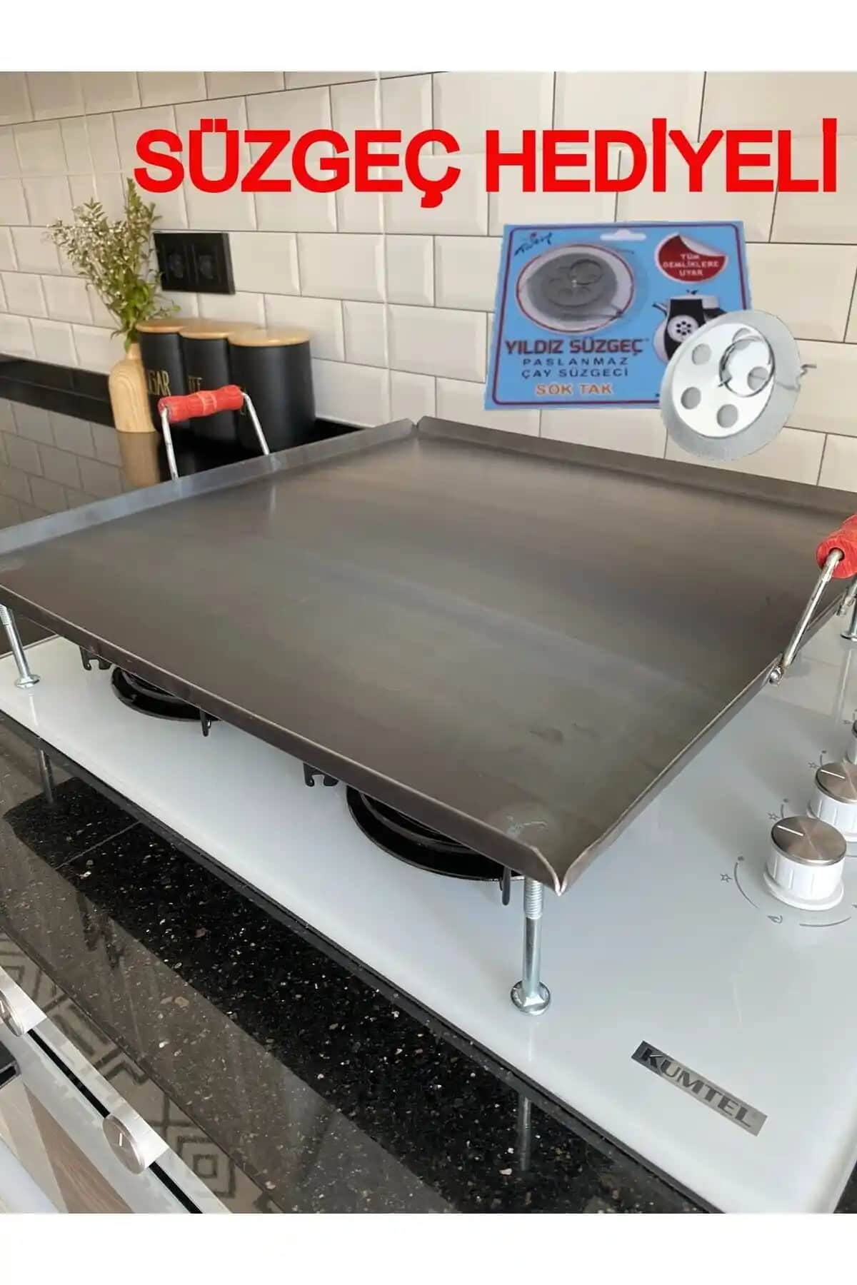 GURKAN Ocak Üstü Kare Sac ile Dayanıklı ve Çok Yönlü Pişirme Deneyimi