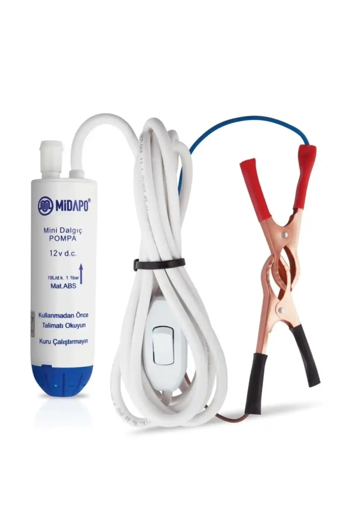 Midapo 12V Mini Dalgıç Pompa: Kompakt, Güçlü ve Çok Yönlü Sıvı Transfer Cihazı