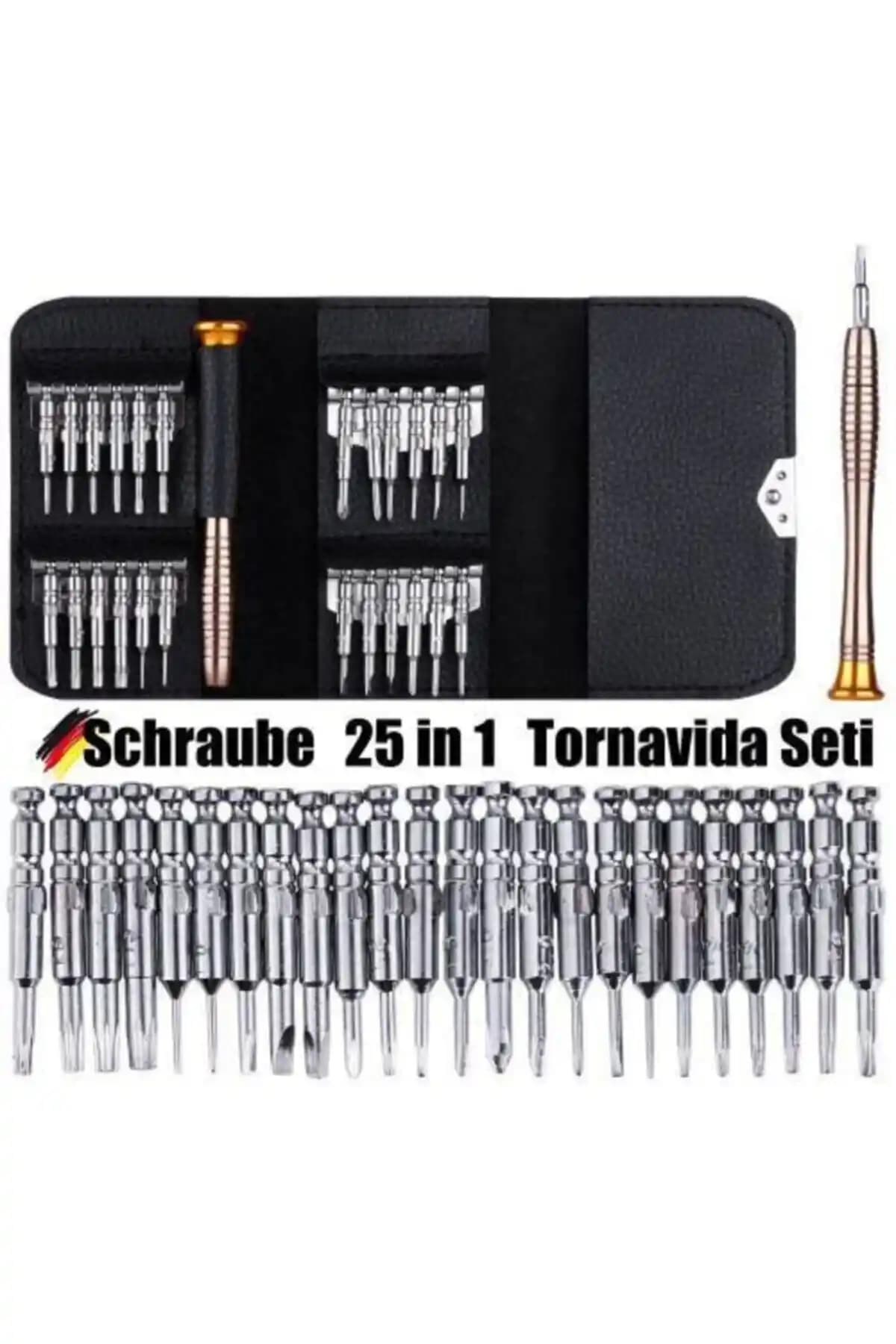 Schraube 25 In 1 Mini Saatçi Tornavida Seti: Çok Fonksiyonlu ve Dayanıklı Tamir Araçları