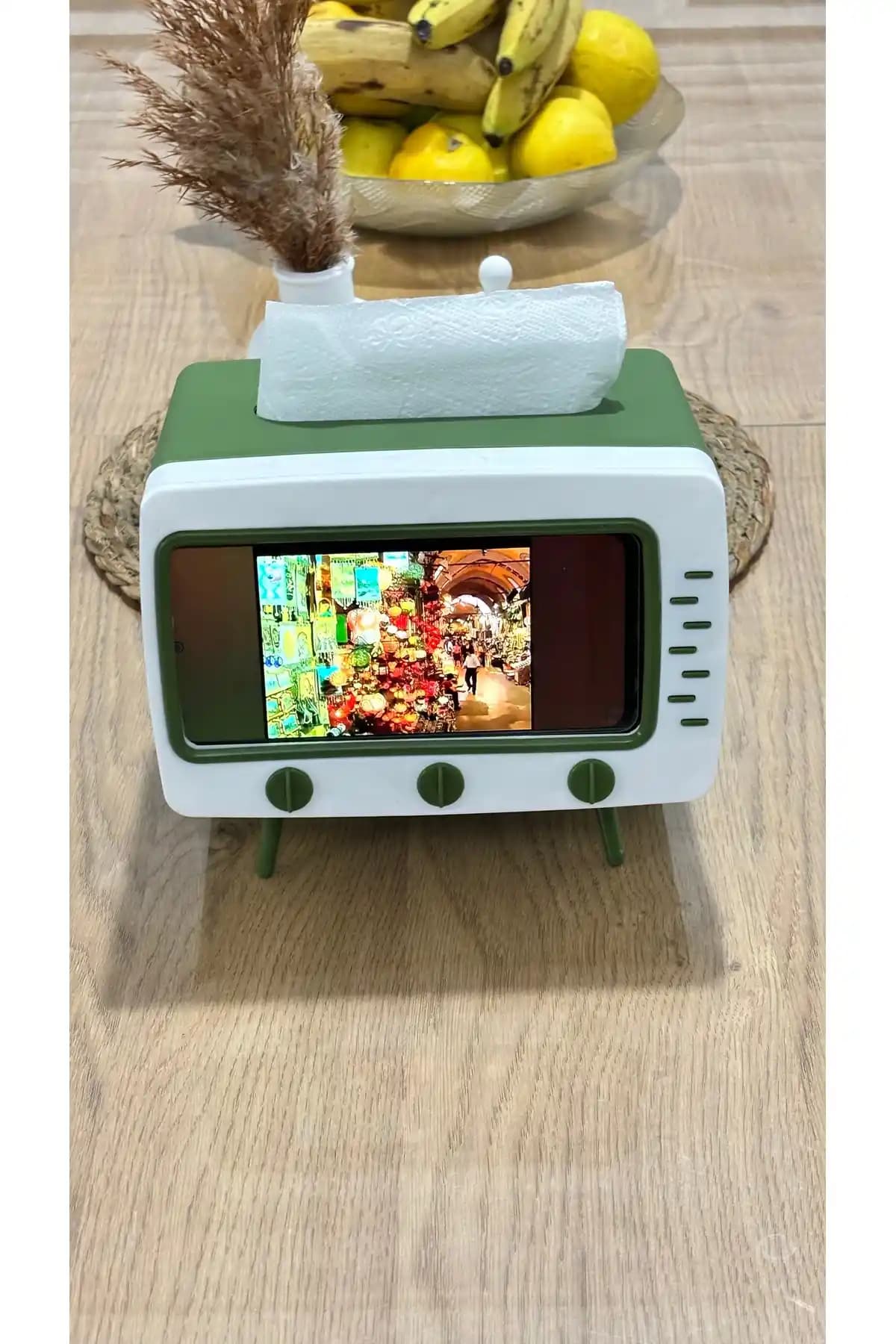 Çok Amaçlı ve Şık Doori Masaüstü Peçetelik ve Telefon Tutucu Ürünleri