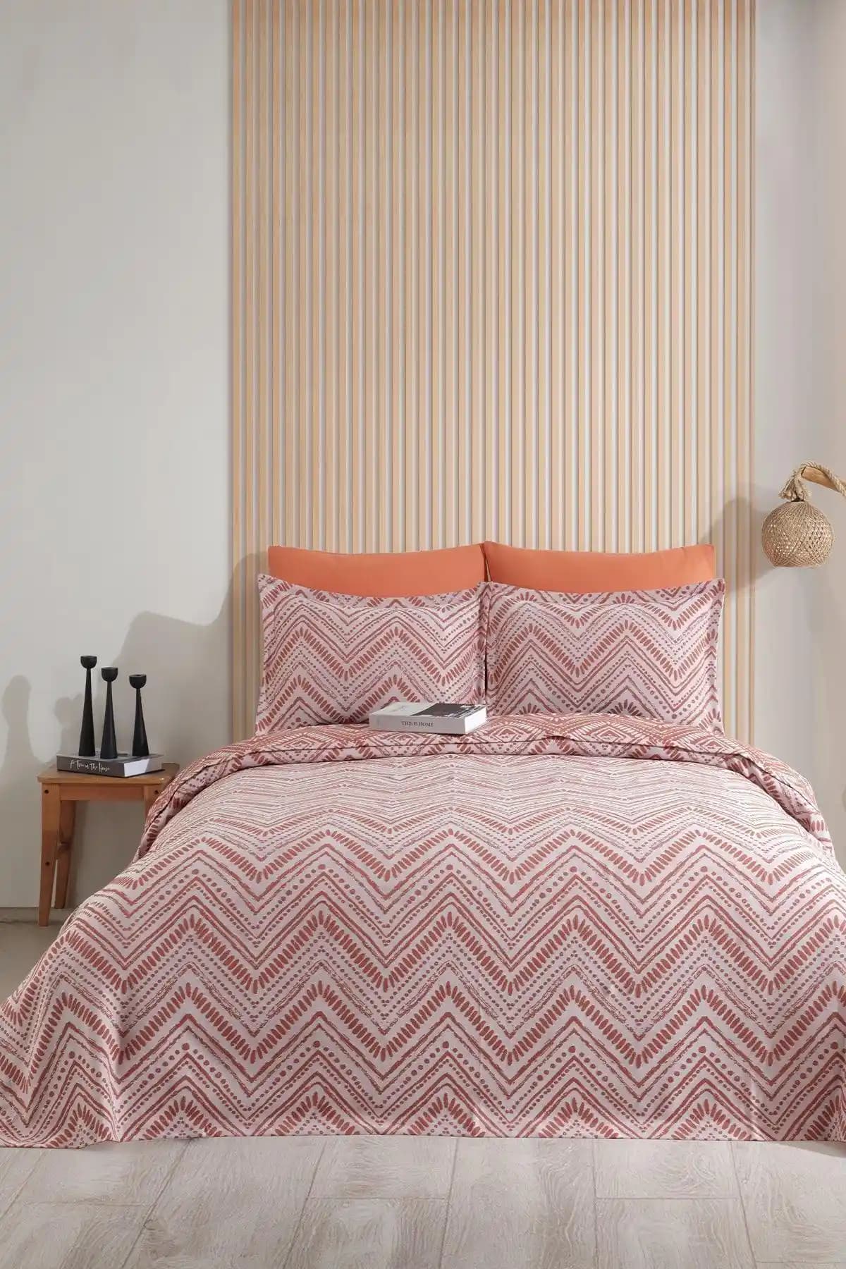 Elart Petra Yatak Örtüsü Takımı Çift Kişilik Modern ve Doğa Dostu Tasarım