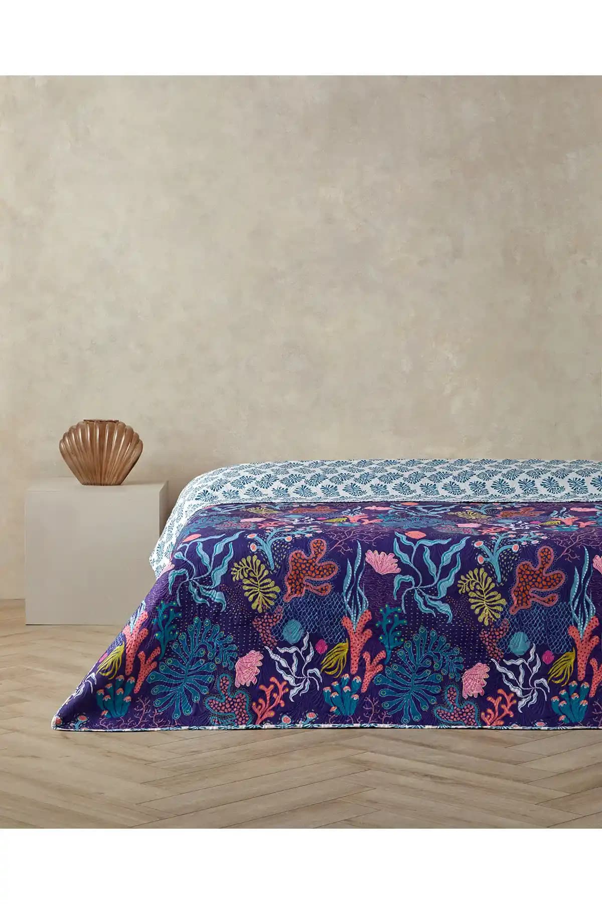 English Home Nautical Dreams Çift Kişilik Çok Amaçlı Yatak Örtüsü Estetik ve Dayanıklı Tasarım