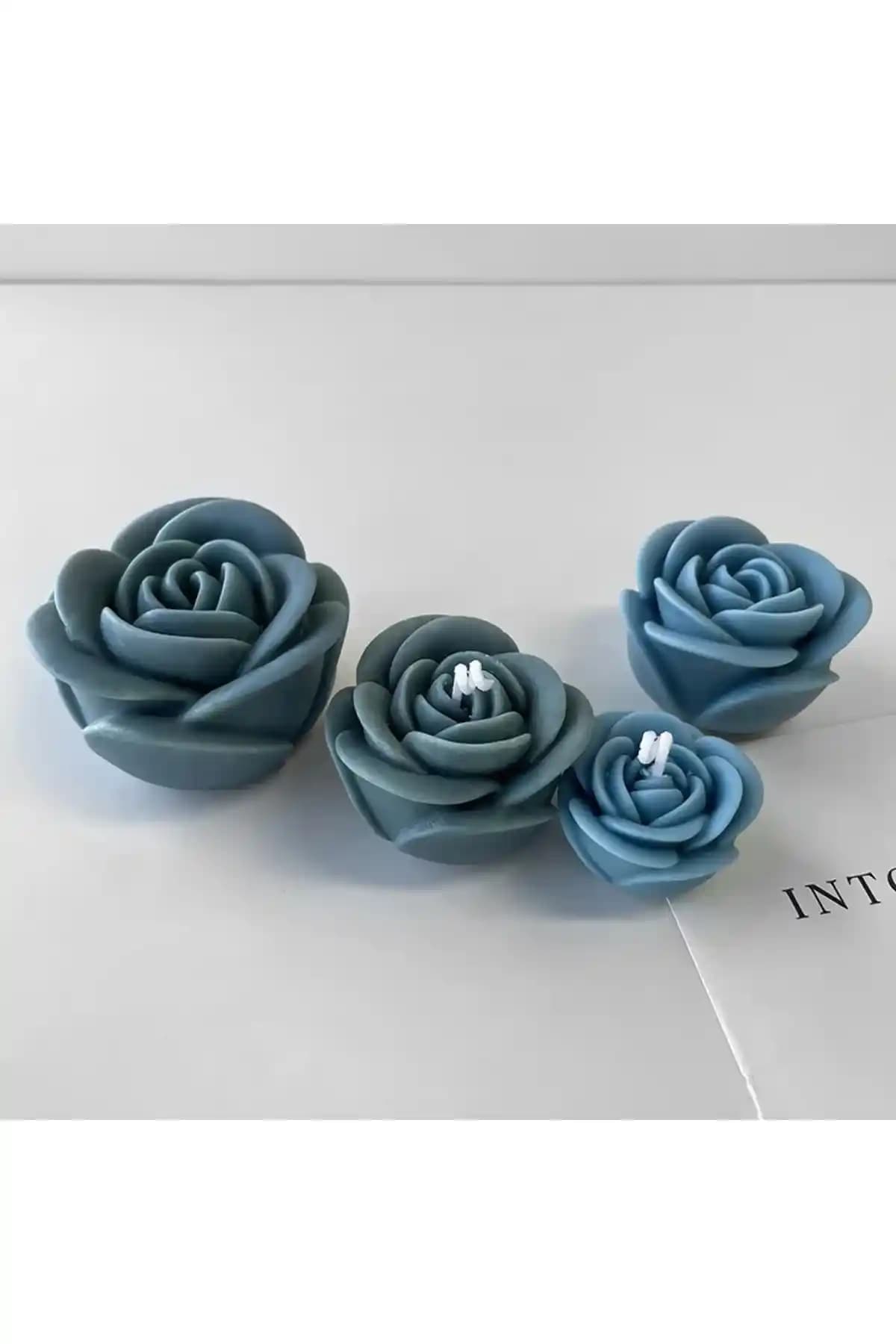 HogART Design Orta Boy Gül Şekilli Mum ve Pasta Silikon Kalıp Ürün Özellikleri