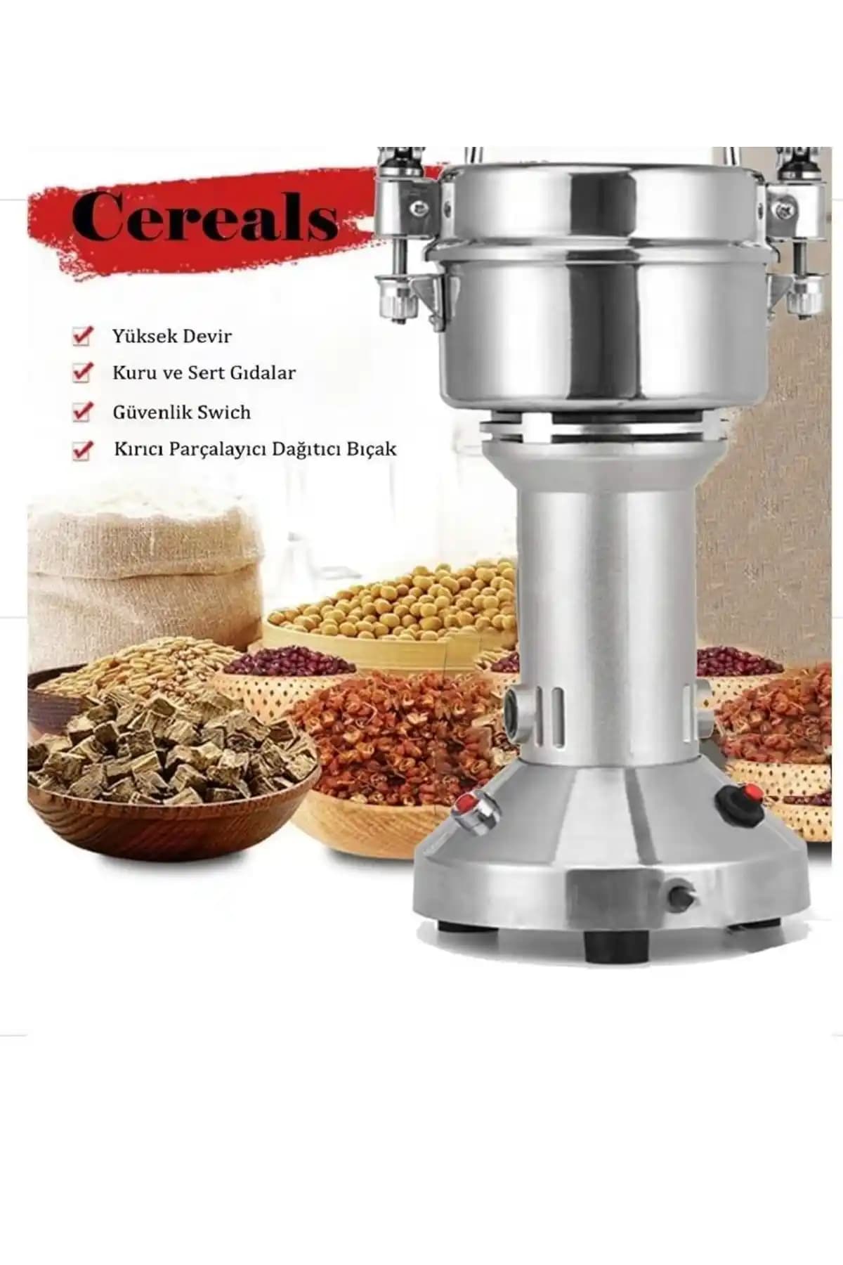 ONE CHEF 200 Gr Cereals Bitki Baharat Öğütücü Değirmen: Pratik ve Dayanıklı Mutfak Çözümü