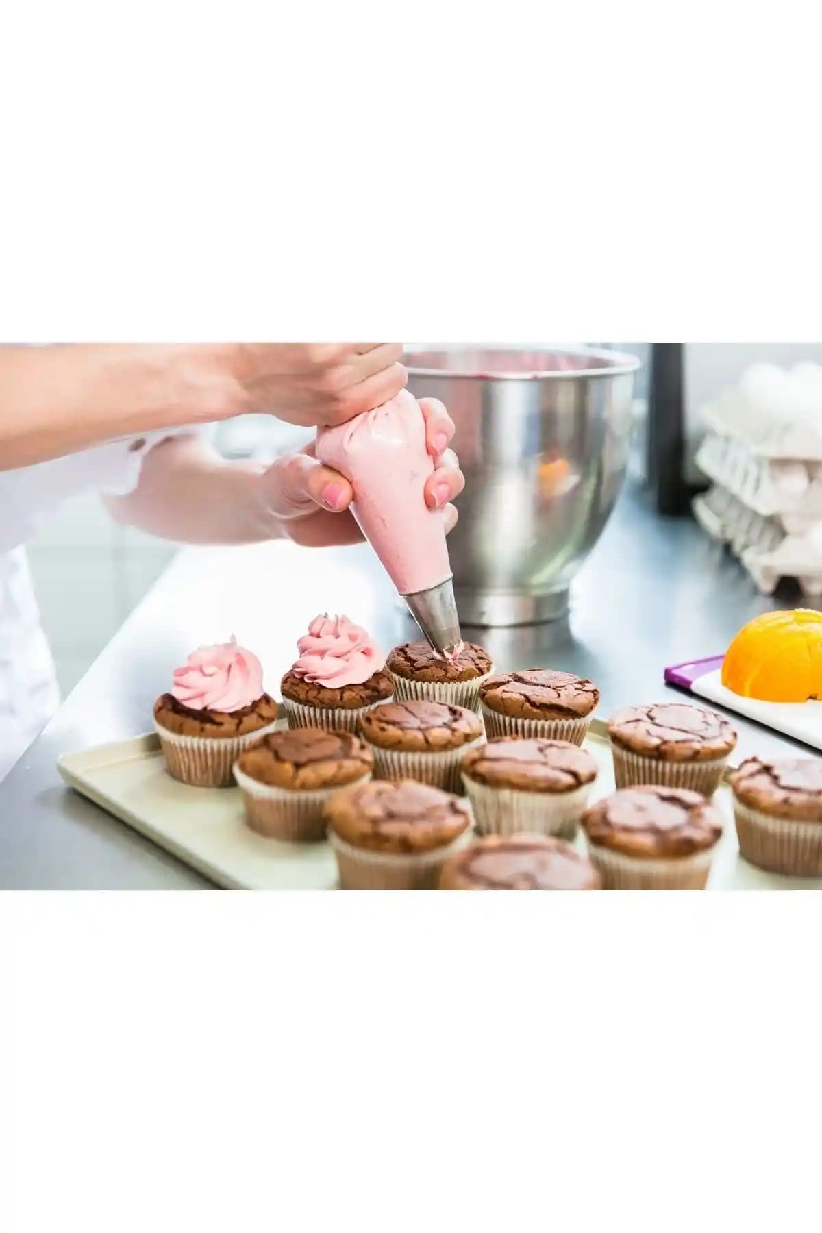 Pasta34 72'li Kullan At Krema Torbası: Pratik ve Hijyenik Pasta Süsleme Aracı