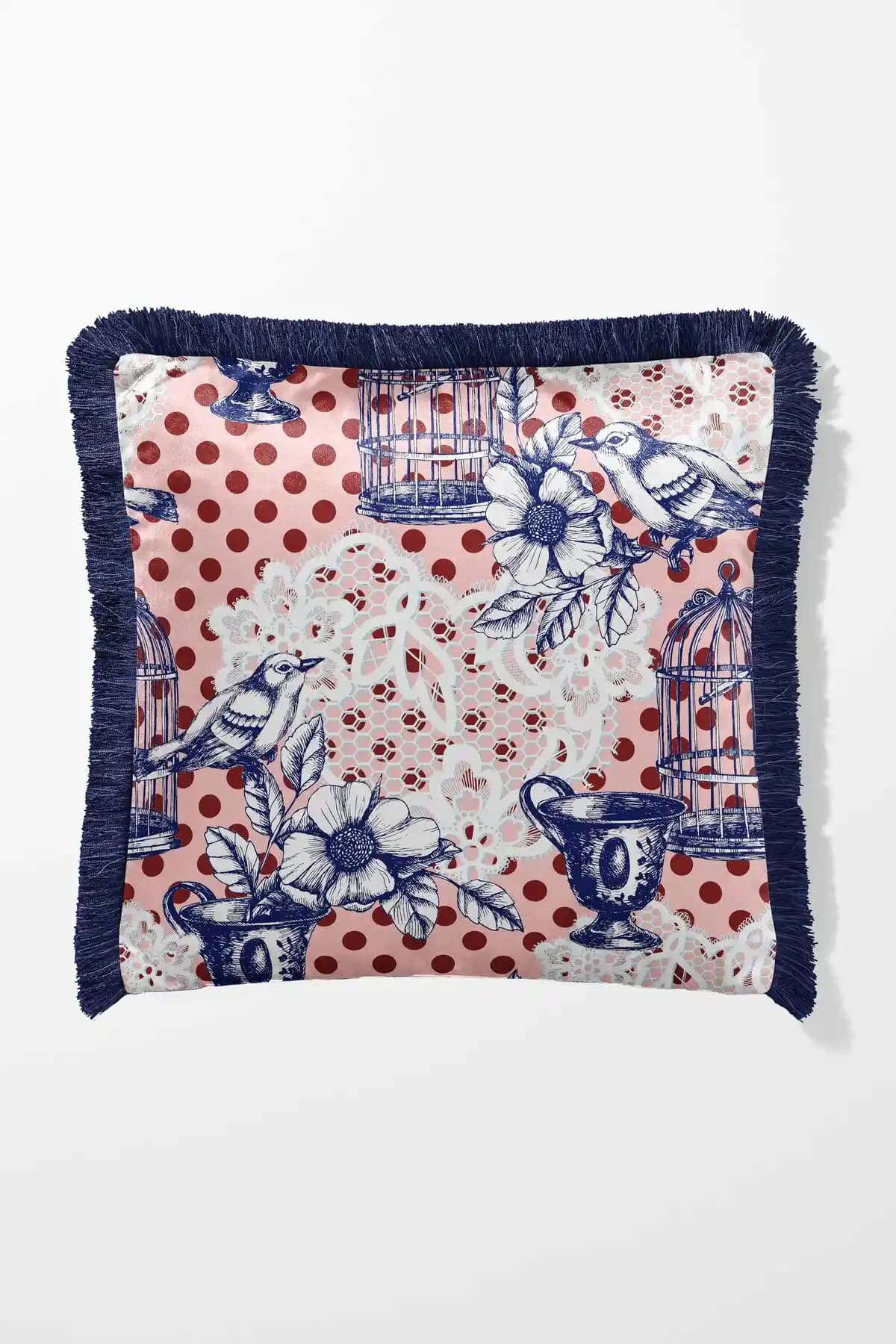 Pilloveland Saçaklı Kırlent Kılıfı Modern ve Şık Dekorasyon İçin Uygun Tasarım