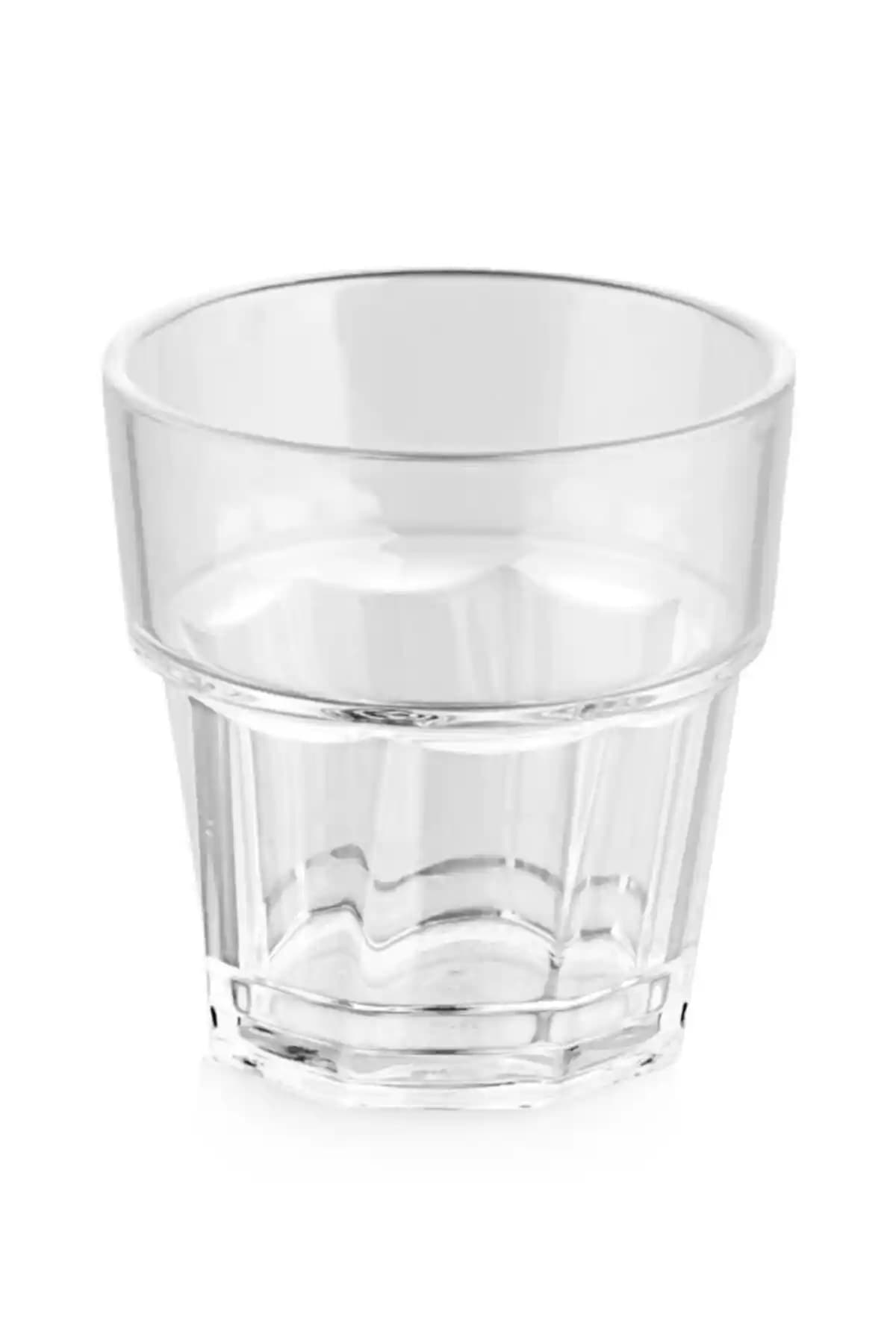 Plastport Kırılmaz Bardak 250 ml Şeffaf ve Renkli Dayanıklı Set