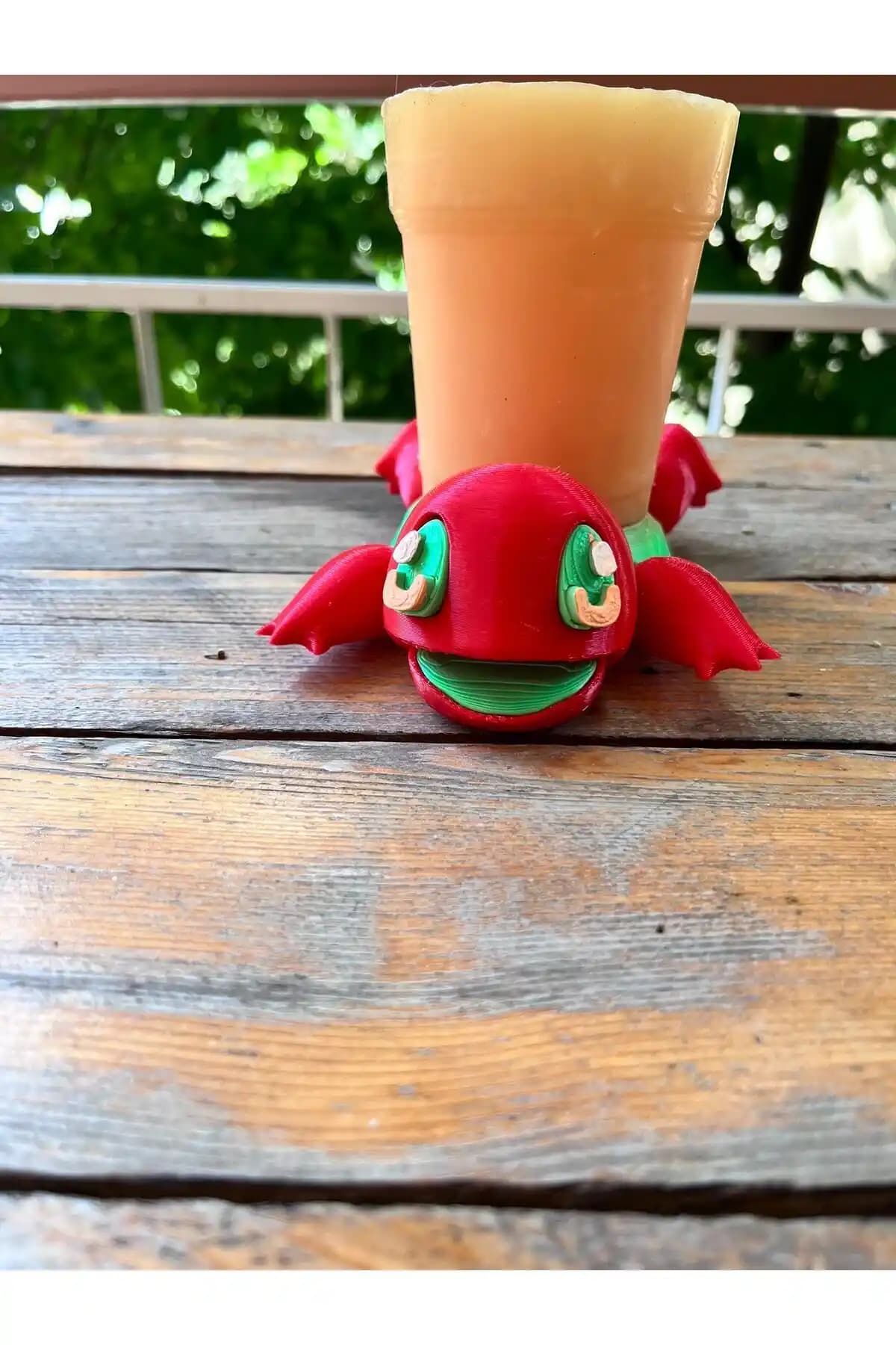 TİGEA Kaplumbağa Şekilli Bardak Altlığı: Estetik ve Dayanıklı Masa Aksesuarı