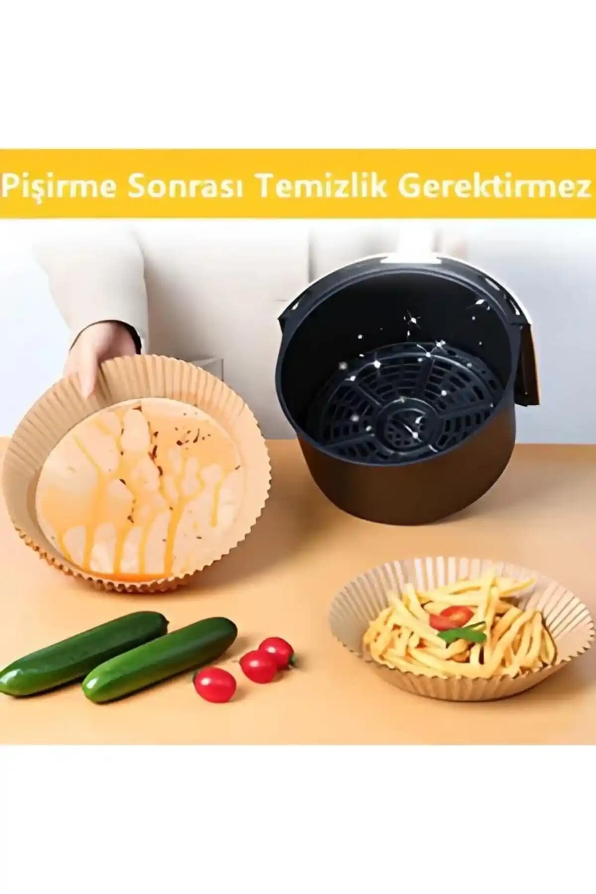 Vigentino Airfryer Pişirme Kağıdı: Pratik ve Temiz Mutfaklar İçin Uygun Çözüm