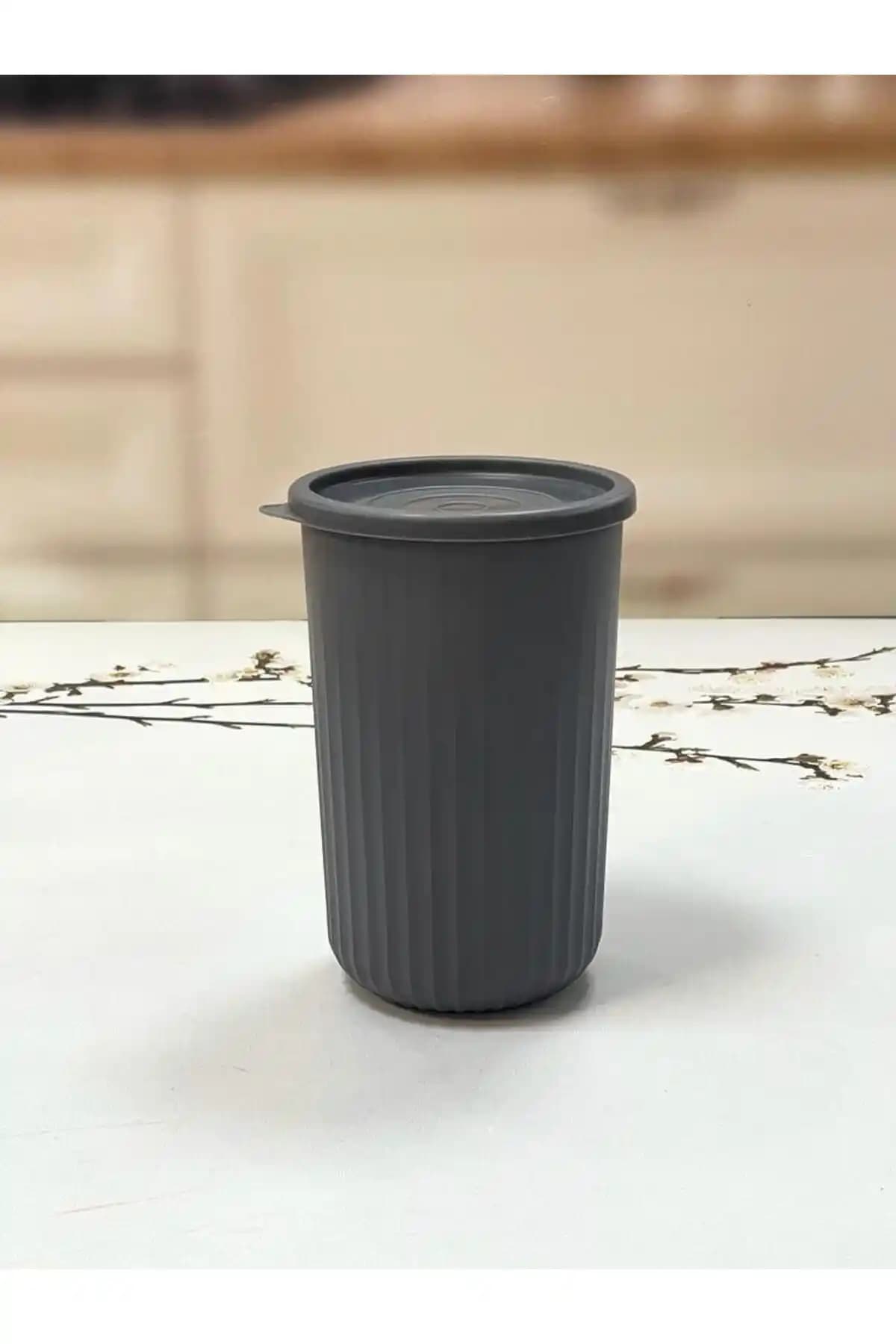 Vip Ahmet Rüya Silindir Saklama Kabı: Dayanıklı ve Estetik Mutfak Saklama Çözümü