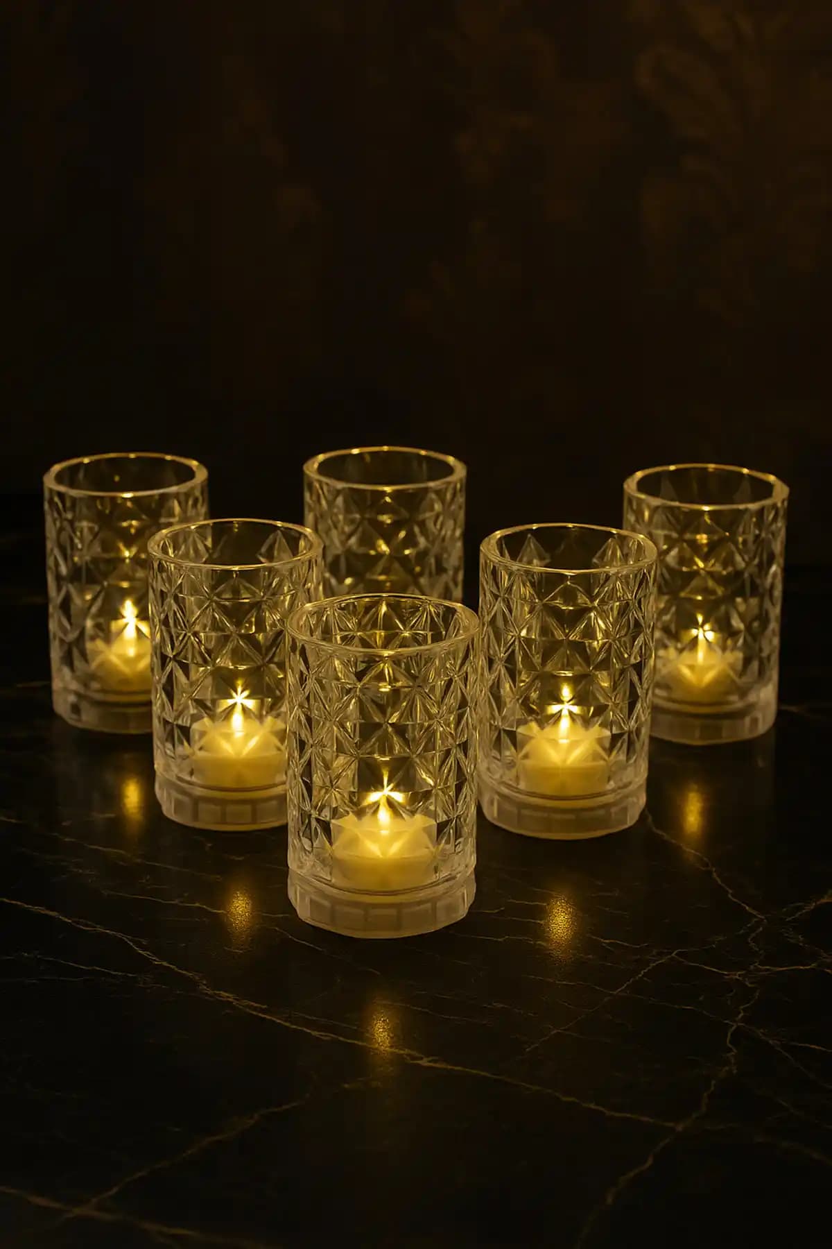 YzHome Tasarımı Modern ve Dayanıklı 6 Parçalık Kahve Yanısı Bardağı Seti