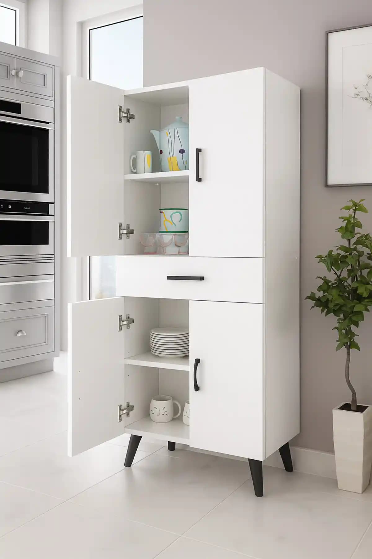 Alesta Life 4 Kapaklı Çekmeceli Dolap: Modern ve Dayanıklı Tasarım Çözümü