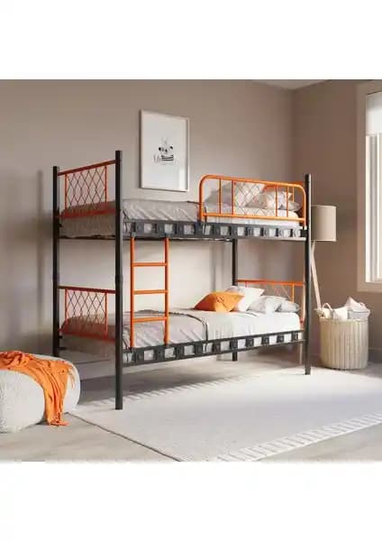 Argimo Metis Genç Çocuk Odası Metal Ranza: Dayanıklı ve Estetik Yatak Çözümü