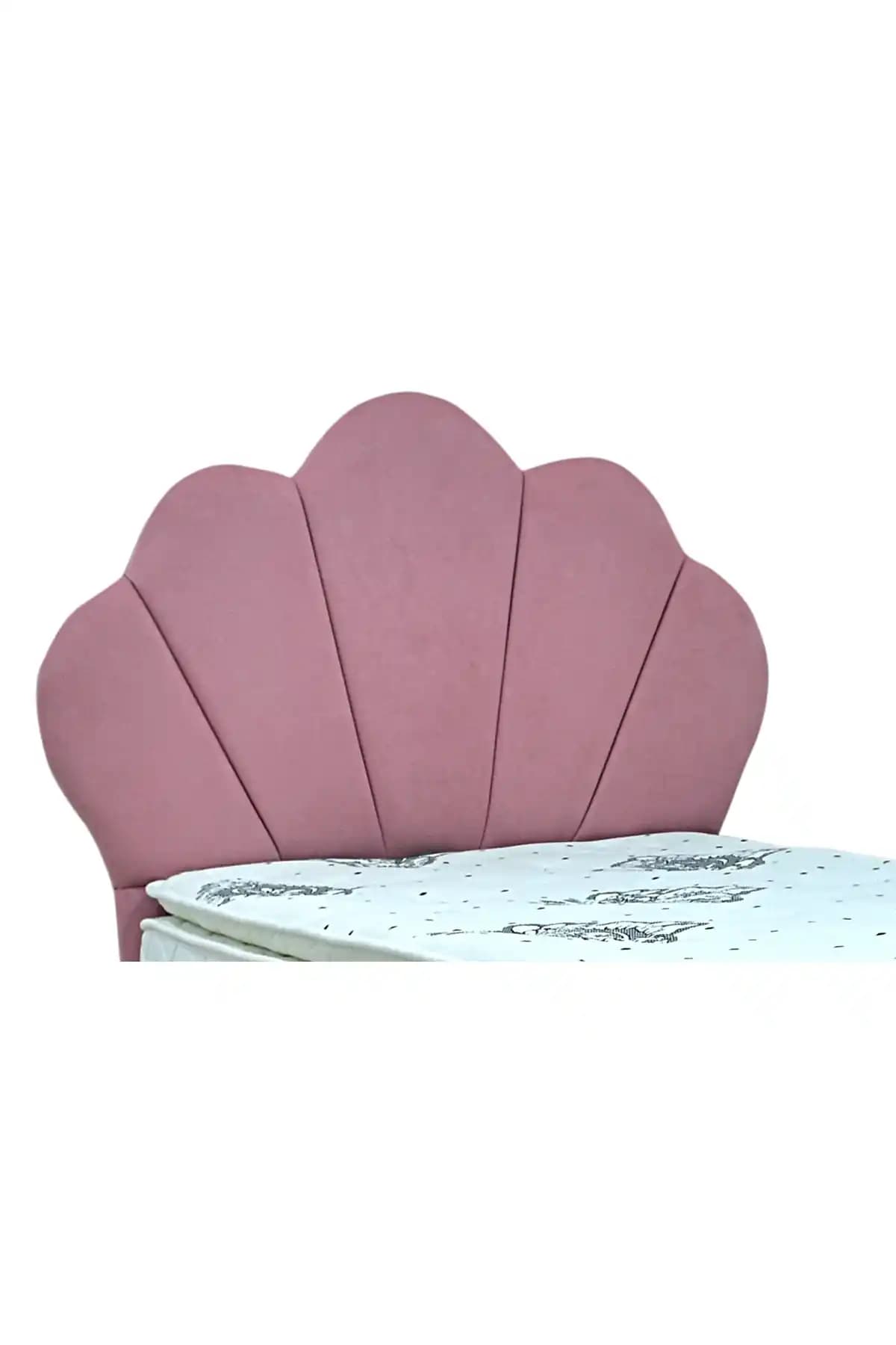 Ayba Tek Kişilik Papatya Pudra Yatak Başlığı Modern ve Şık Tasarım