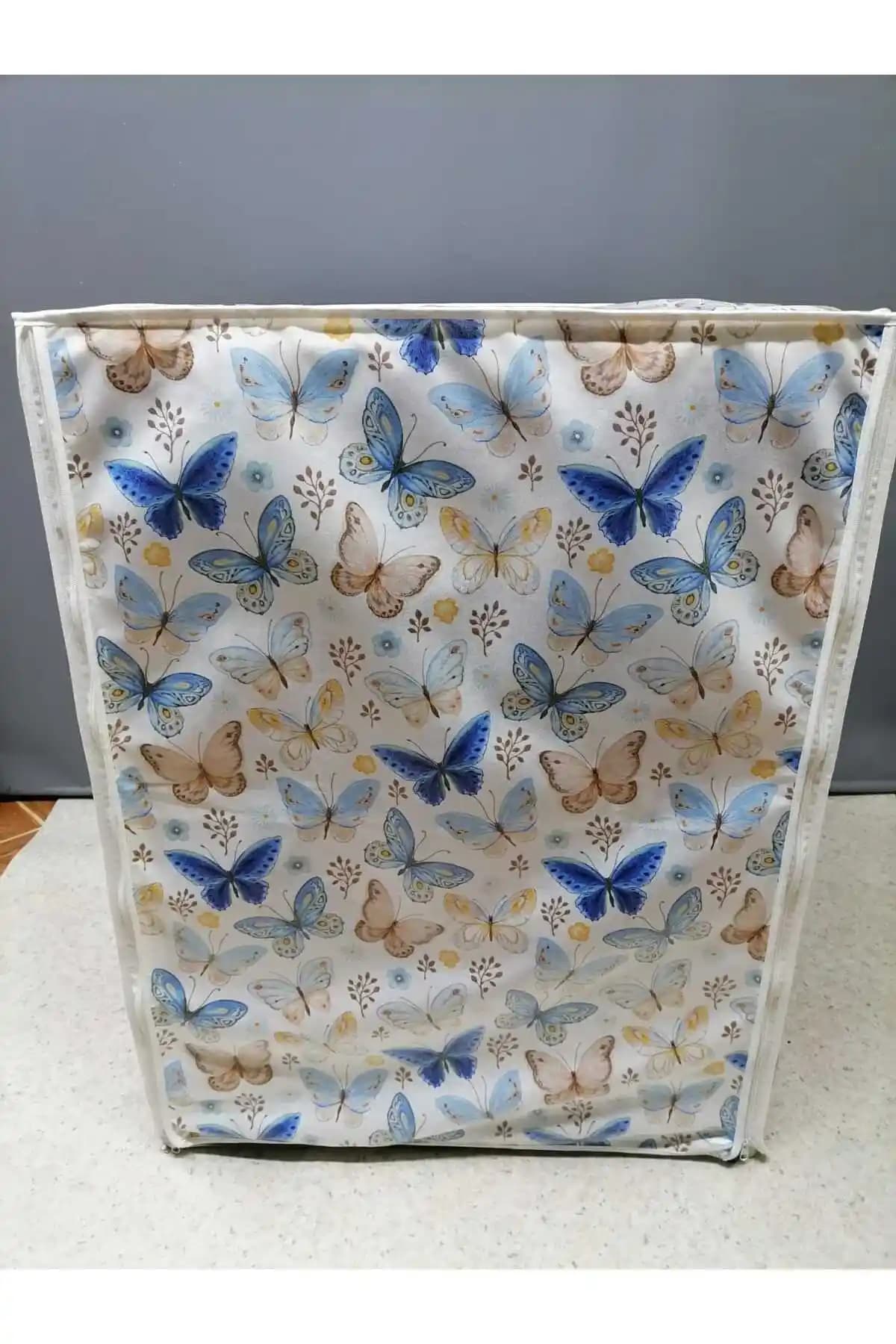 Başak Ev Tekstili PVC Su Geçirmez Çamaşır Makinesi Örtüsü Dayanıklı ve Estetik Tasarım