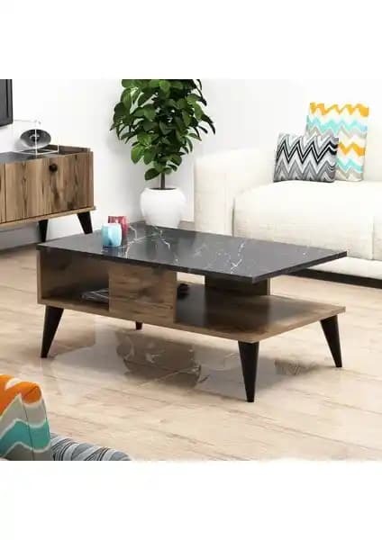 Bimossa O2010 Sümer Orta Sehpa: Modern ve İşlevsel Tasarım ile Oturma Odalarına Şıklık Katın