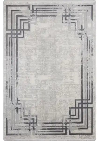 Ceremony Home Oturma Odası ve Salonlar İçin Modern Gri Saçaklı Halı Tasarımı ve Özellikleri