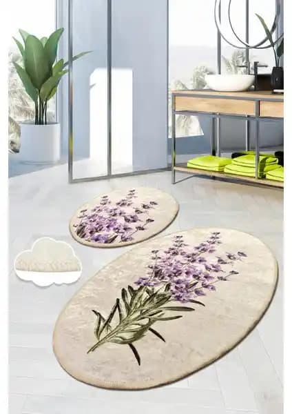 Chilai Home Lavender Djt 2'li Banyo Halısı Seti Estetik ve Konfor Sunar