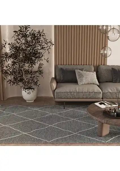 Cool Halı Elit 02 Gri Bukle Modern Salon Halısı Dayanıklı ve Şık Tasarım