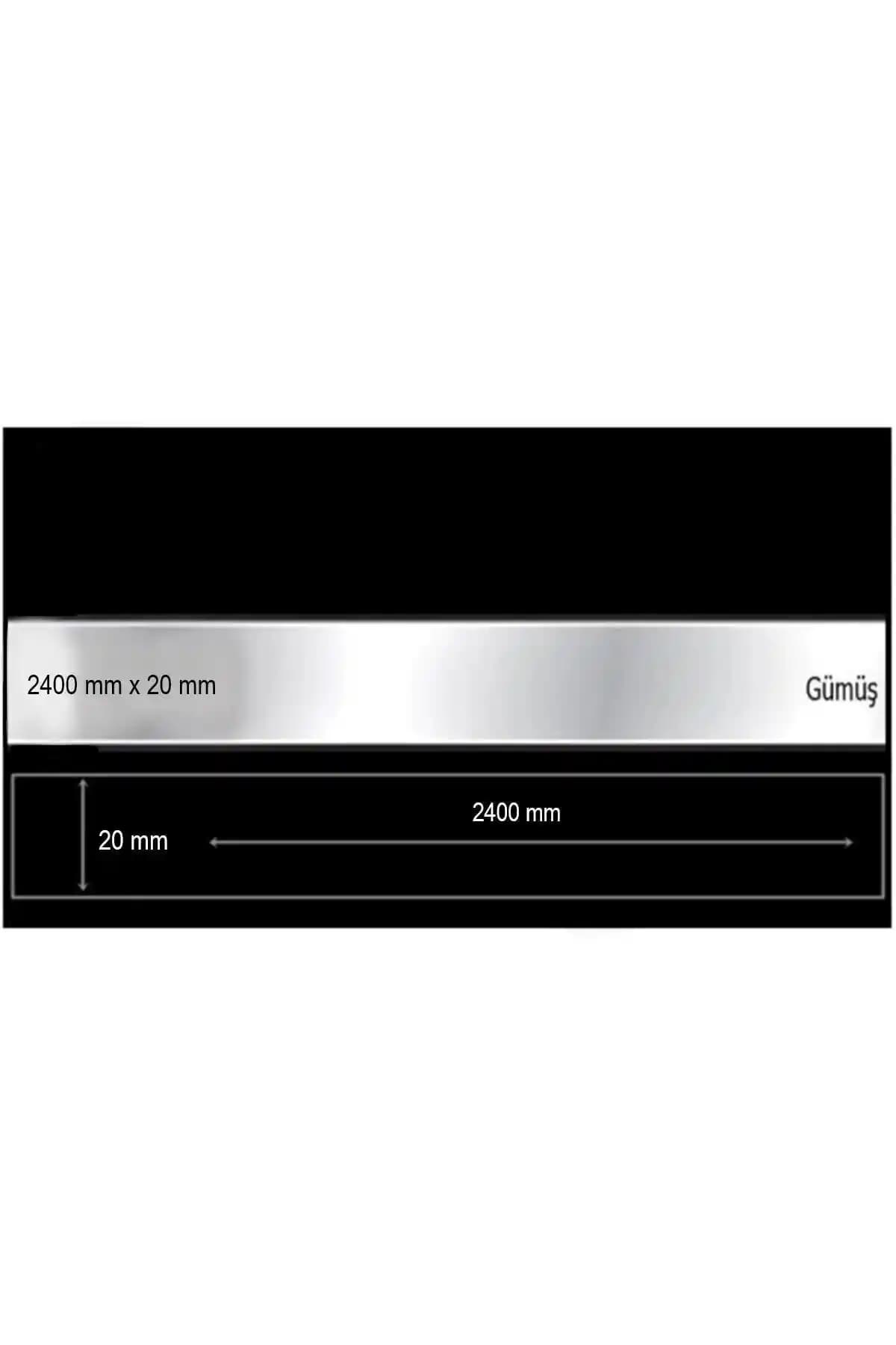 Demdekor Aynalı Pleksi Şerit Modern ve Dayanıklı Dekorasyon Çözümü