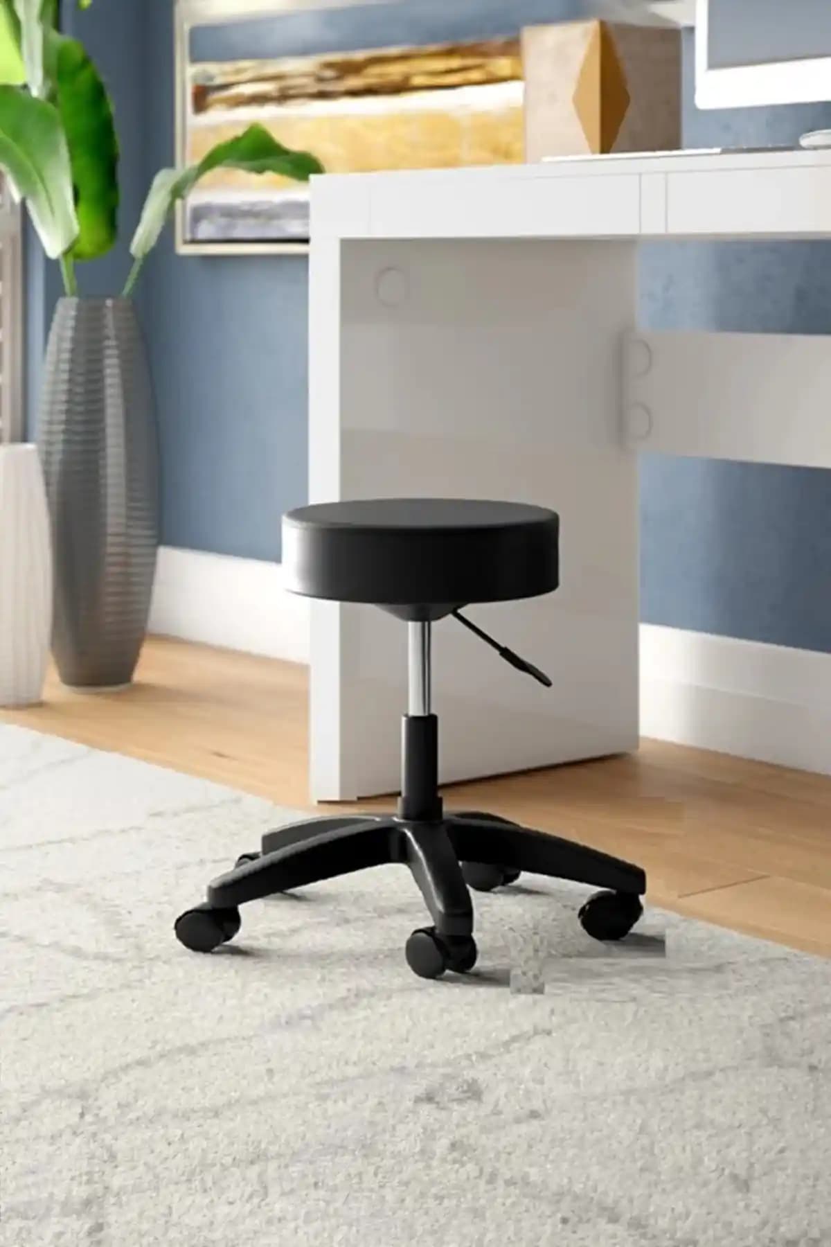 Depolife Döner Ofis Kasiyer Taburesi: Ergonomik ve Şık Tasarım ile Ofis ve Laboratuvar Kullanımı