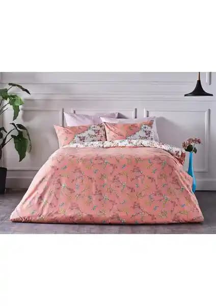 Dessen Yasemin Temalı Doğal Pamuk Tek Kişilik Nevresim Takımı Yatak Odası Dekorasyonu