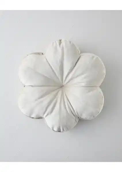 English Home Artistic Bloom Dekoratif Kırlent Bej Renk Modern ve Klasik Dekorasyona Uyum Sağlar