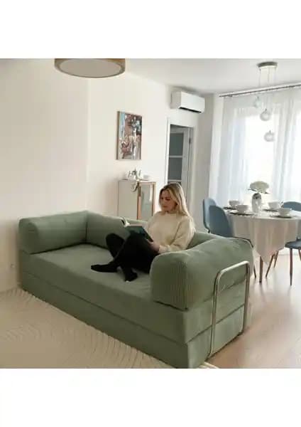 Evessan 100X200 Kanepe: Modern Tasarım ve Yüksek Konfor Sunan Şık Oturma Grubu