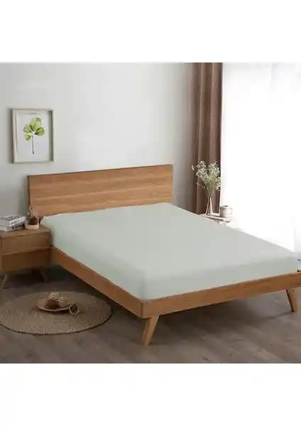 Evmisya Tek Kişilik Krem Renkli Pamuklu Çarşaf: Konfor ve Estetiğin Buluşması