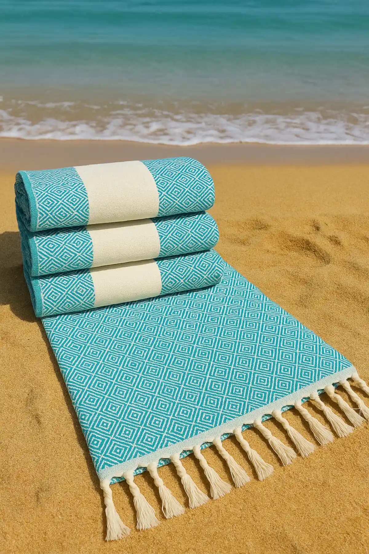 Fabric Box %100 Doğal Pamuk Peştemal Modern Tasarım ve Çok Yönlü Kullanım İmkanıyla