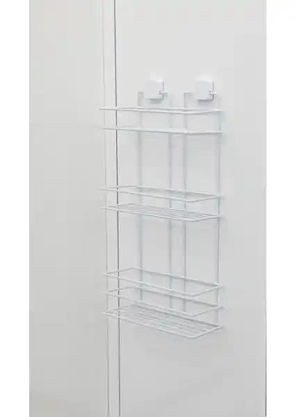 Hagen Paslanmaz Yapışkanlı Banyo Şampuanlık Duşakabin Rafı Üçlü Tasarım ve Kullanım Özellikleri