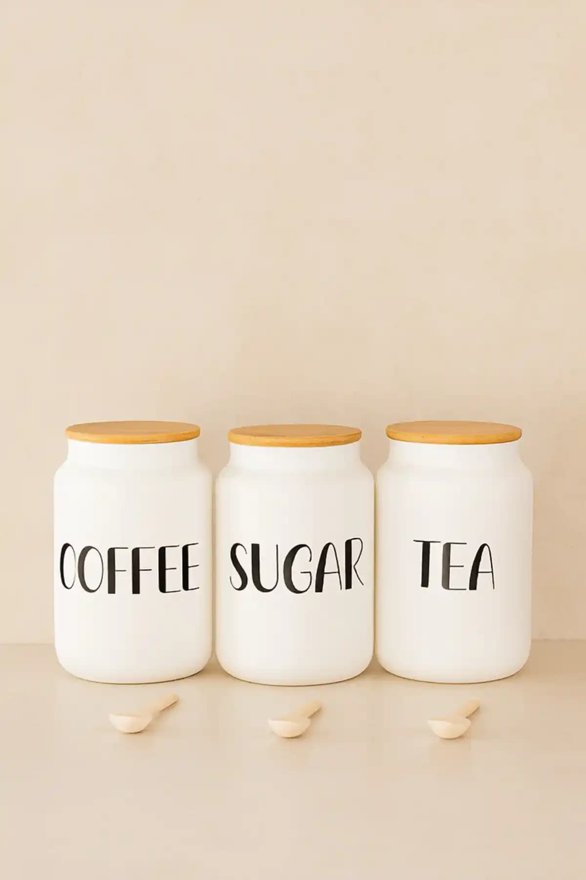 Kaihome 3'lü Bambu Kapaklı 800ML Cam Kavanoz Seti ile Mutfak Düzeninizi Geliştirin