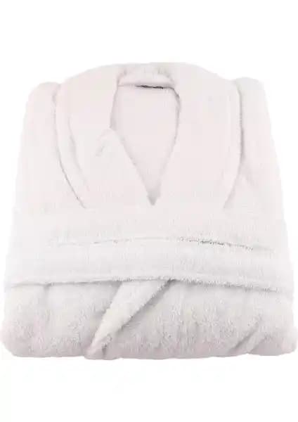 Karaca Home Back To Basic Beyaz Bornoz: Yüksek Emicilik ve Şık Tasarım Özelliğiyle Konforlu Kullanım