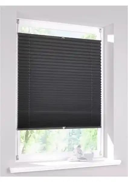 Kidmex Antrasit Plise Katlanır Cam Balkon Perdesi: Estetik ve Fonksiyonellik Bir Arada