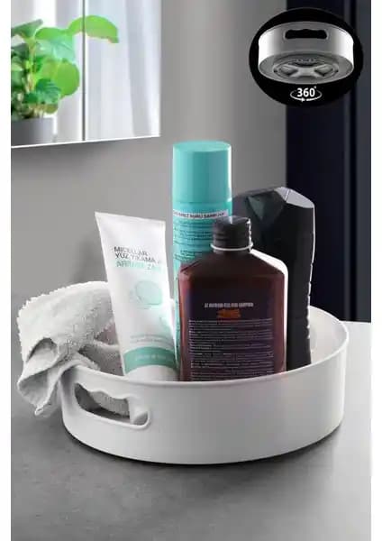 Kitchen Life Çok Fonksiyonlu 360 Derece Döner Tepsi ile Mutfak ve Ev Düzeninizi Kolaylaştırın