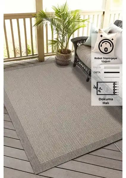 Konfor Sisalux 3091 Bej Modern Jüt Tabanlı Kaymaz Dokuma Halı Özellikleri ve Kullanım Avantajları