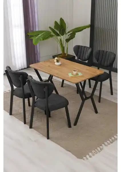 Lumodi Mobilya Elma Modeli Masa Sandalye Takımı Modern Tasarım ve Çok Yönlü Kullanım Özellikleri