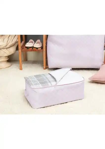 Madame Coco Luisa Kapitoneli Baskılı Hurç Pudra Renkli Şık ve Dayanıklı Depolama Çözümü