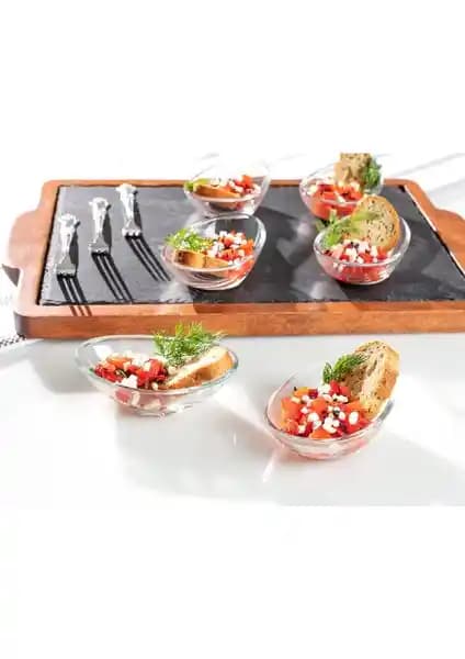 Madame Coco Toscolano 6'lı Mini Sosluk Seti ile Şık ve Kullanışlı Sunumlar Yaratın