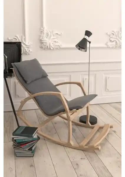 Mobil Deco Ahşap Sallanan Sandalye: Modern ve Dayanıklı Tasarım ile Konfor Sunar