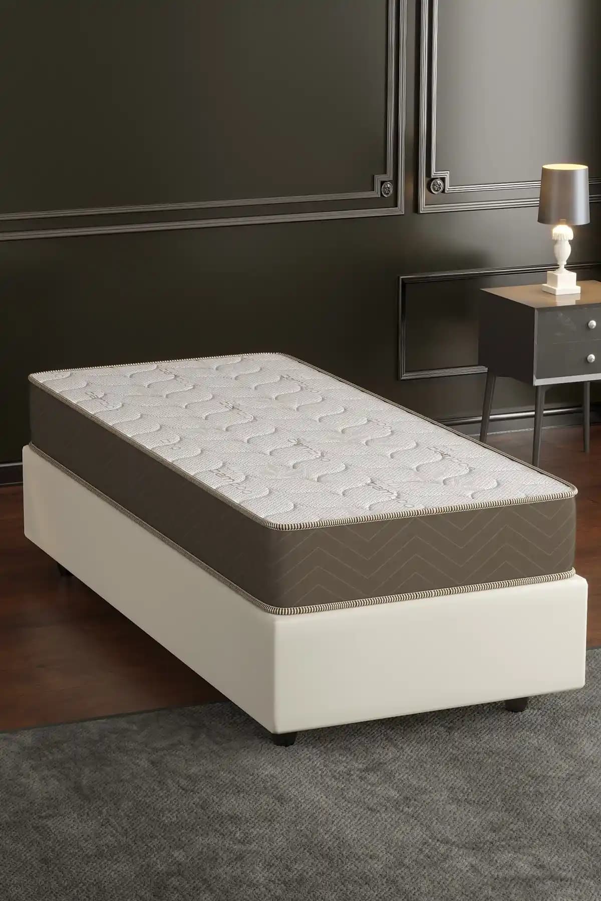 Mobpazar Tek Kişilik Ortopedik Bambu Yaylı Yatak: Konfor ve Sağlık Bir Arada