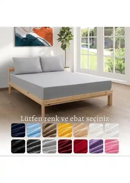 MODELHOME Ranforce Akfil Gri Lastikli Çarşaf: Yüksek Kalite ve Konfor Sunan Yatak Örtüsü